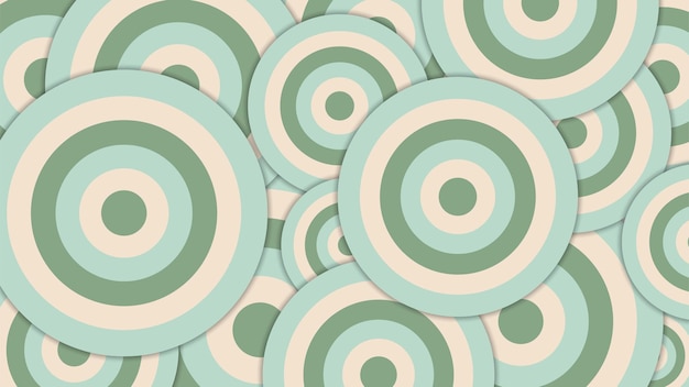 Vector geometric pattern with circles