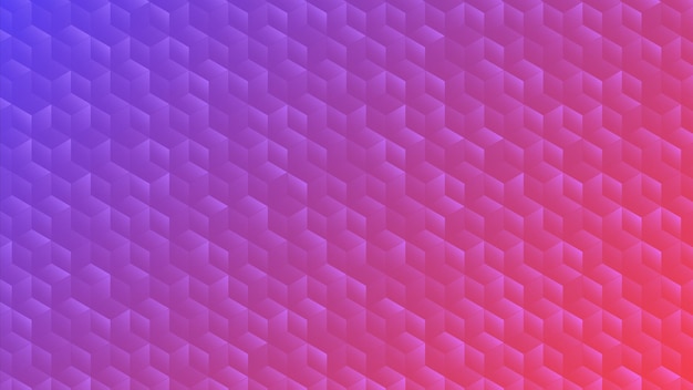 Geometric pattern with cubes abstract vector background