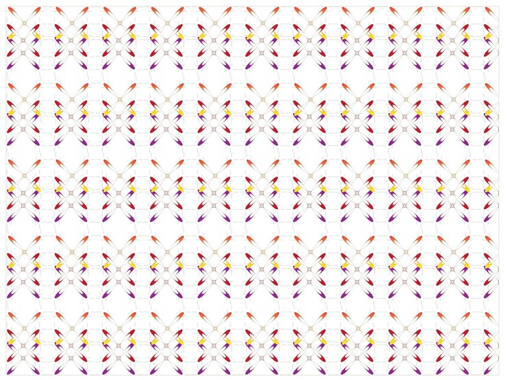 वेक्टर a geometric pattern with triangles and a white background