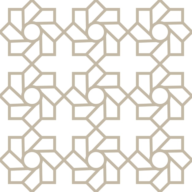 A geometric pattern with the word arabesque on it.