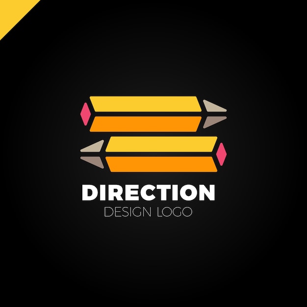 geometric pencil logo