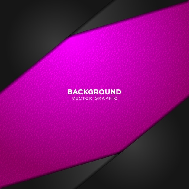 Vector geometric pink and black background
