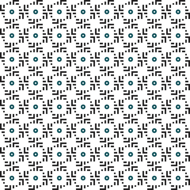 Vector geometric pixel art pattern design for clothing prints