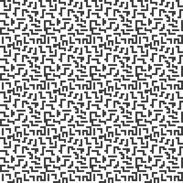 Vector geometric pixel art pattern for print