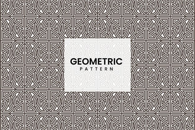 Geometric seamless abstract pattern