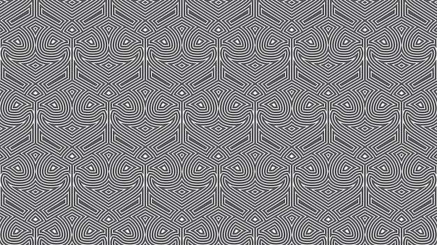 Geometric seamless elegant lines pattern