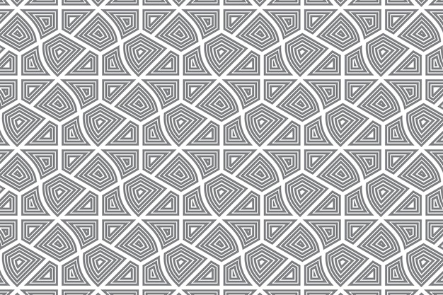 Geometric seamless line pattern