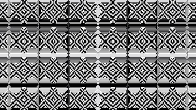 Vector geometric seamless lines pattern background