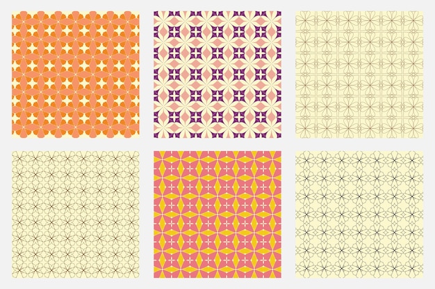 Geometric seamless Pattern Background Page