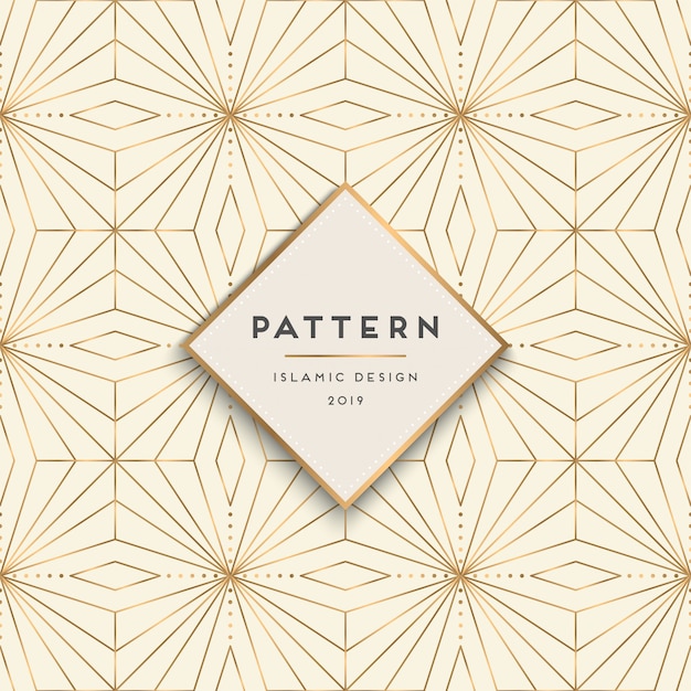 Geometric seamless pattern background