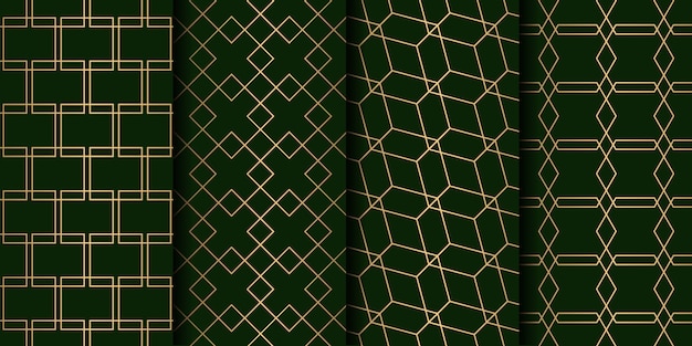 Geometric seamless pattern background