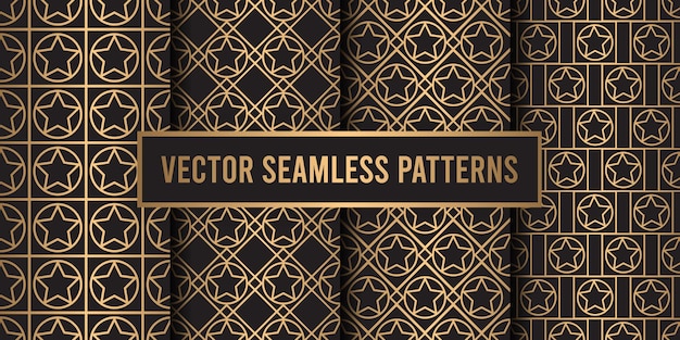 Geometric seamless pattern background