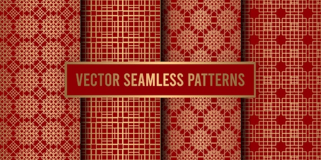 Geometric seamless pattern background