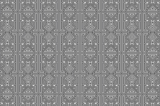 Geometric seamless pattern background