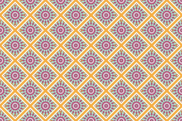 Vector geometric seamless pattern, circle element