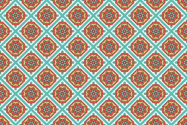 geometric seamless pattern, circle element