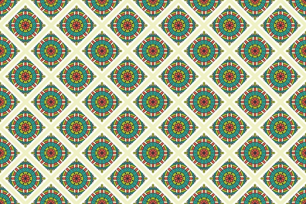 geometric seamless pattern, circle element