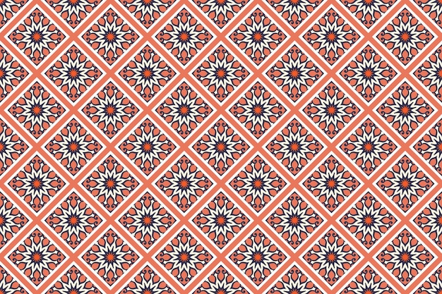 Geometric seamless pattern, circle element