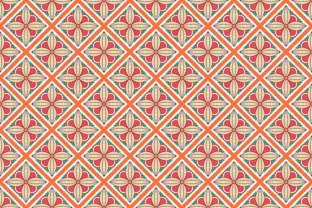 Geometric seamless pattern, circle element