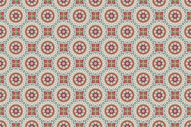 Geometric seamless pattern, circle element