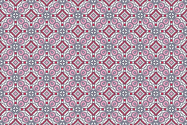 Geometric seamless pattern, circle element