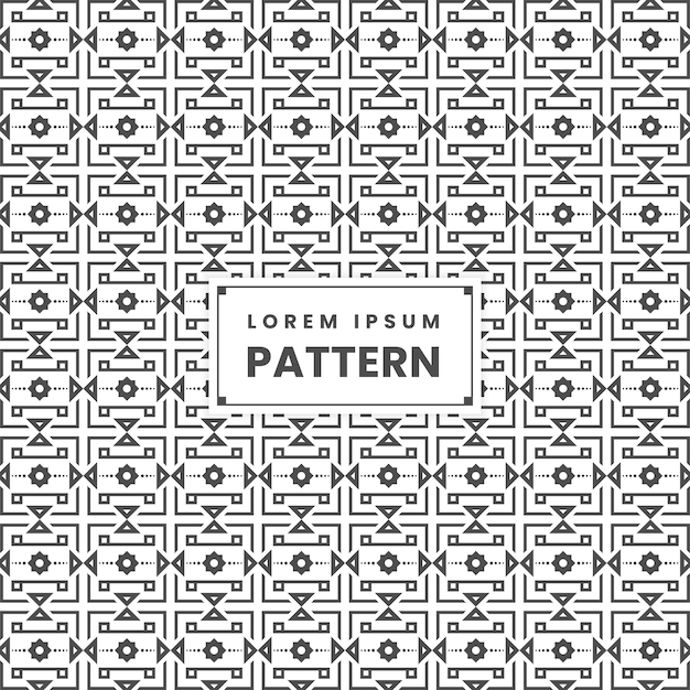 Geometric seamless pattern design Vector Illustration