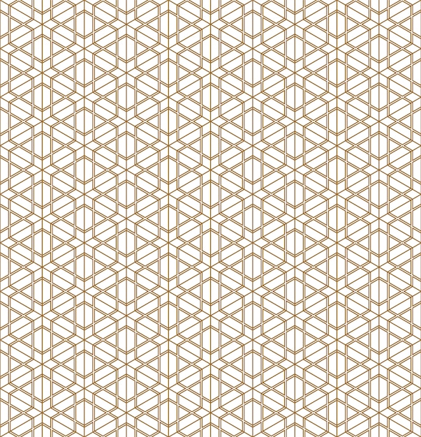 Geometric seamless pattern of japanese ornament.