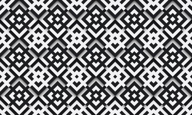 Geometric seamless pattern simple design