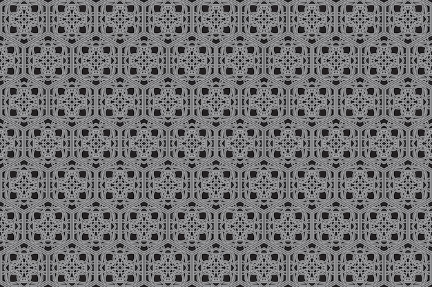 Vector geometric seamless pattern tile