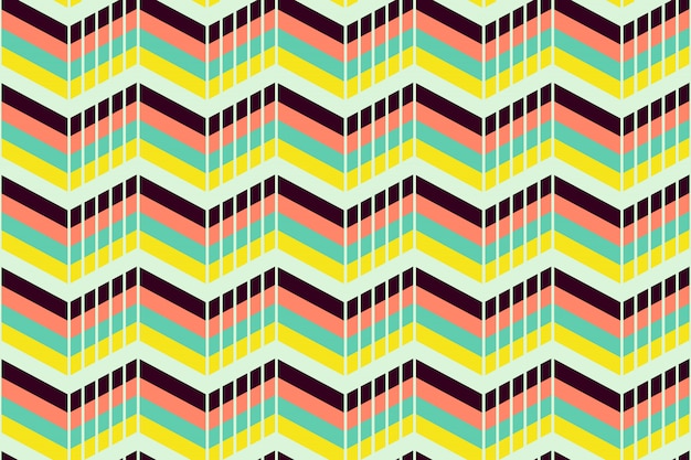 Geometric seamless pattern with abstract stripe