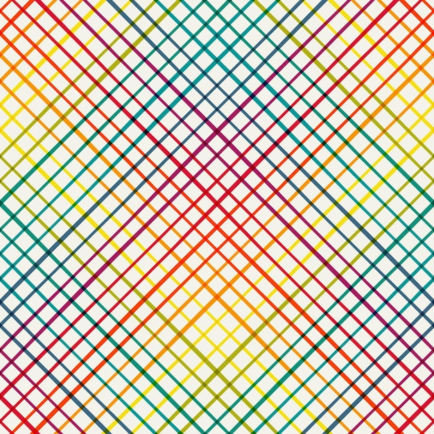 Geometric seamless pattern with cross lines