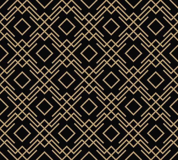 Geometric seamless pattern with line modern minimalist style pattern background