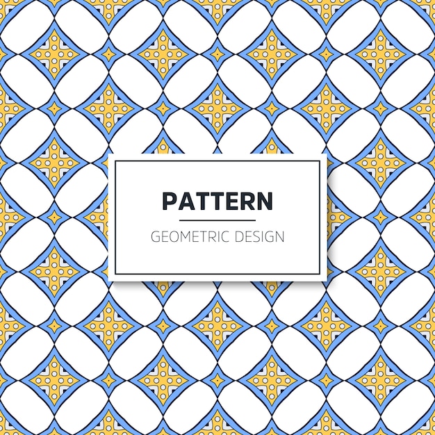 Geometric seamless pattern