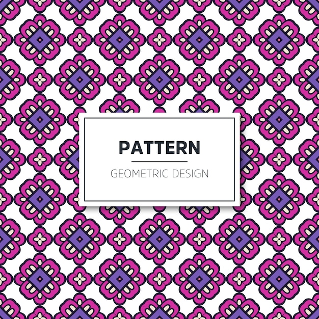 Geometric seamless pattern