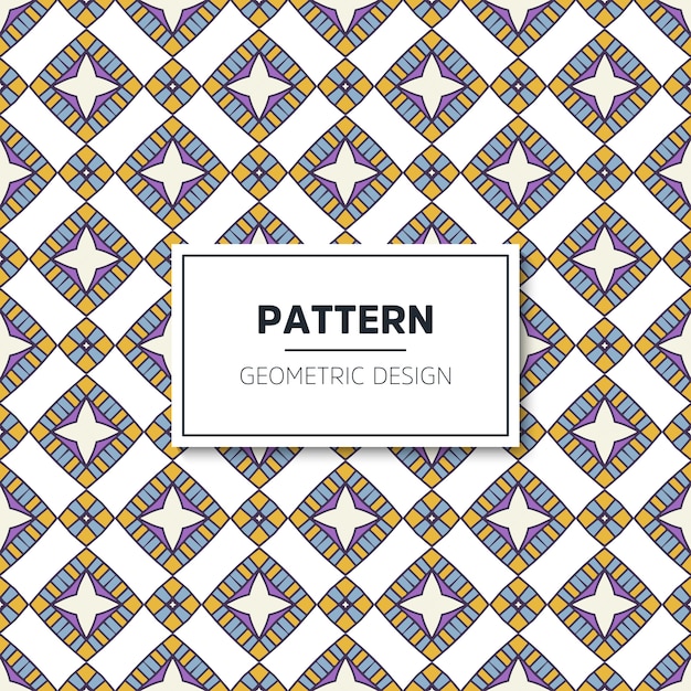 Geometric seamless pattern