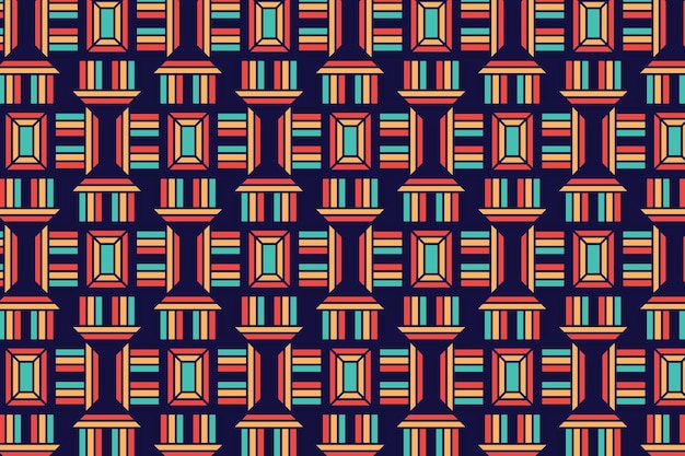 Geometric seamless pattern