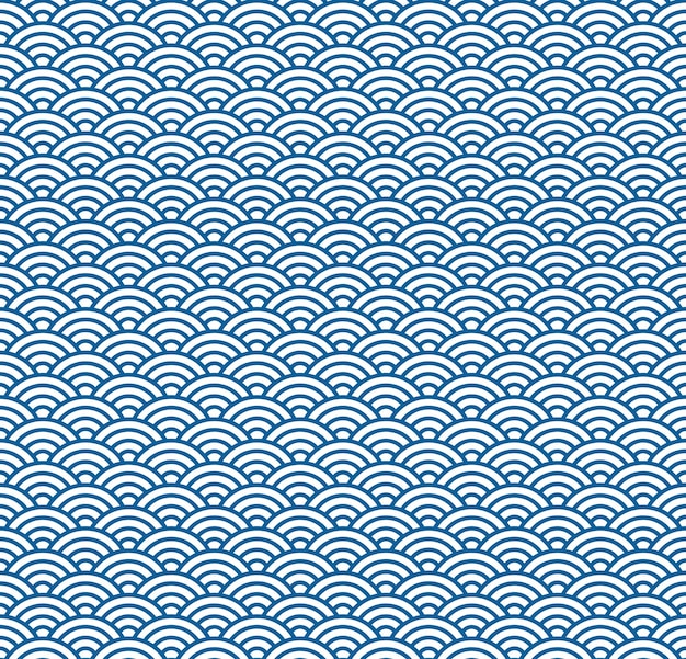 Vector geometric seamless pattern