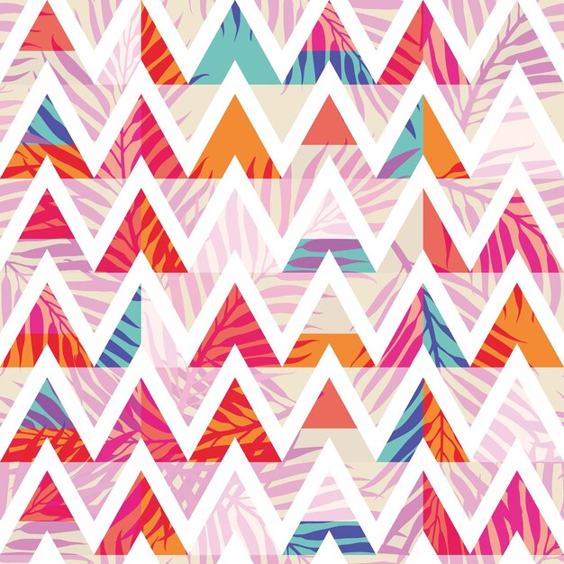 Geometric seamless pattern