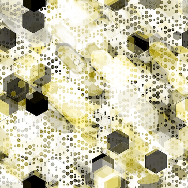 Vector geometric seamless pattern