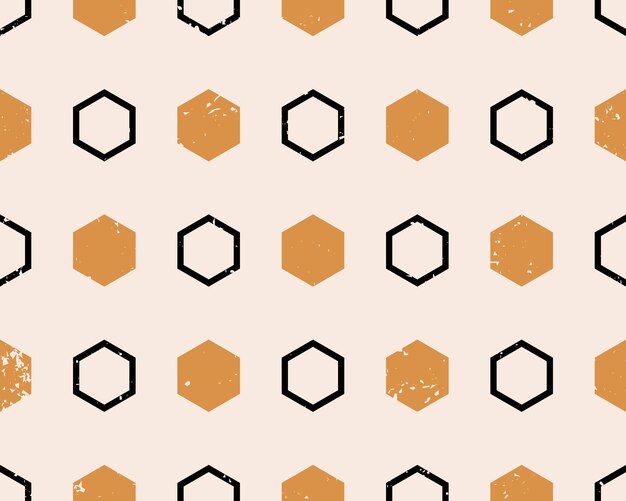 Vector geometric seamless pattern