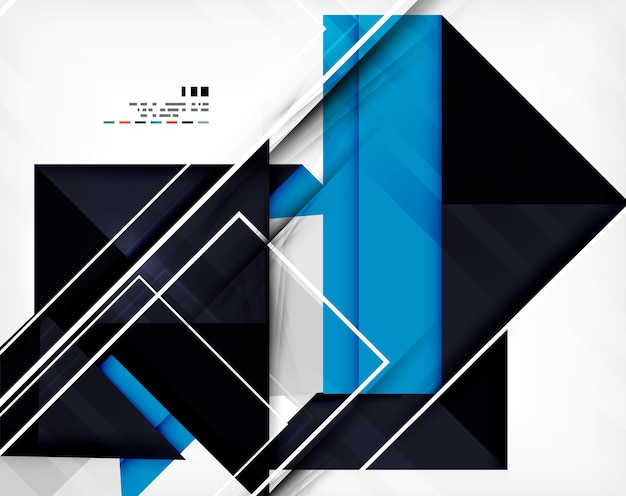 geometric shape abstract business template