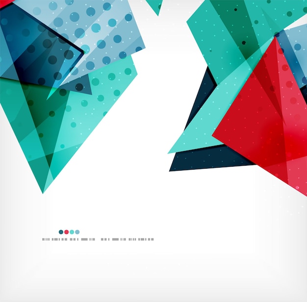 Geometric shape abstract futuristic background