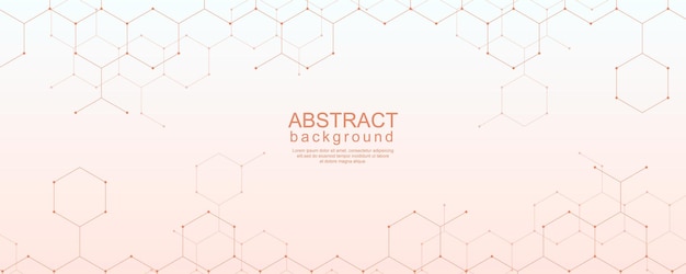 Geometric shape background with modern design