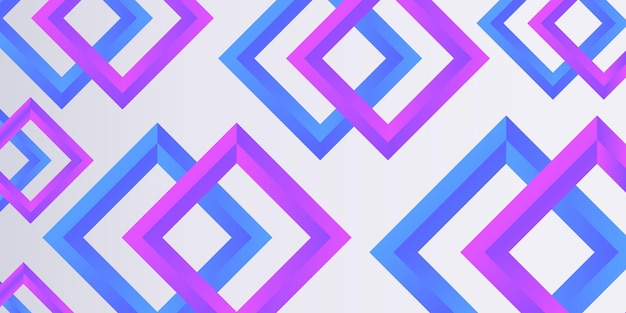 Geometric shape blue and purple background