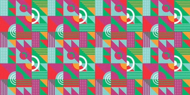 Geometric Shape Colorful Pattern for your online or printing background design element