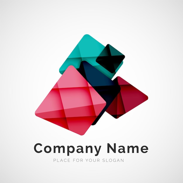 Geometric shape company logo