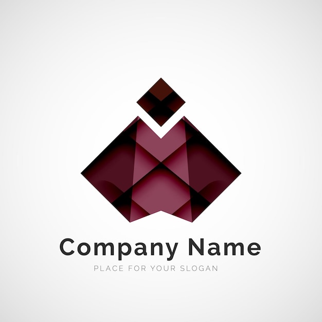 Geometric shape company logo