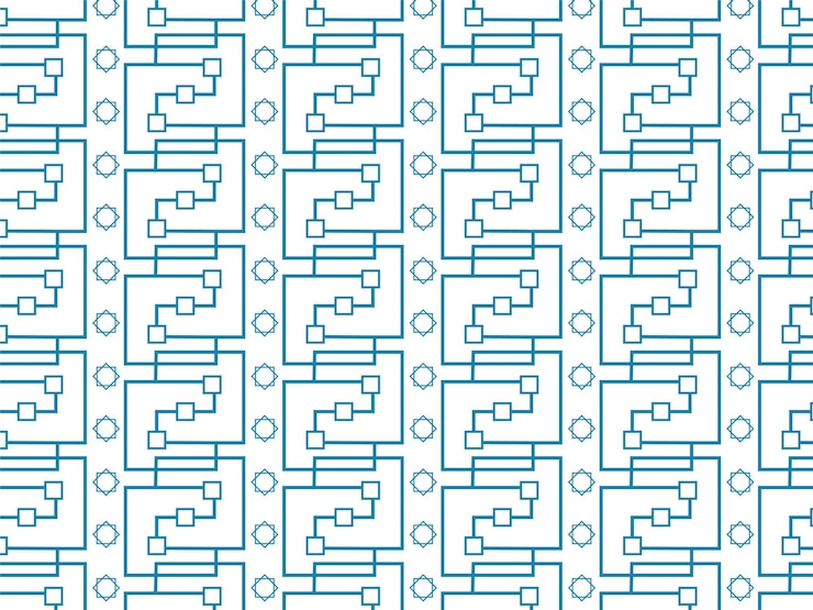 Vector geometric shape fashion pattern design
