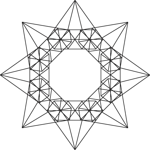 Forma geometrica geometria sacra simbolo astratto alchimia elemento filosofia religione motivo