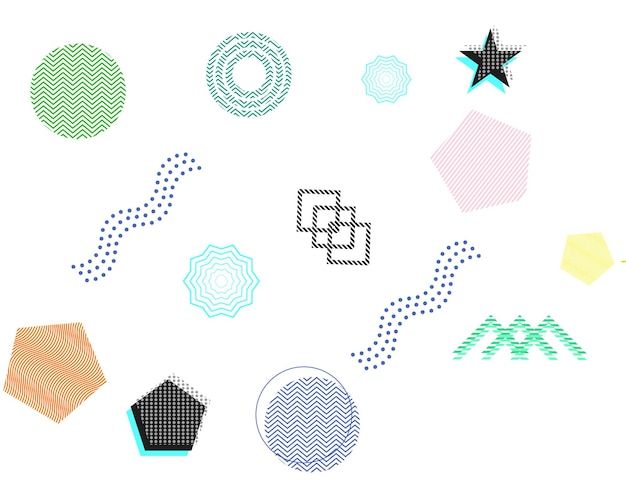 Geometric shapes graphics